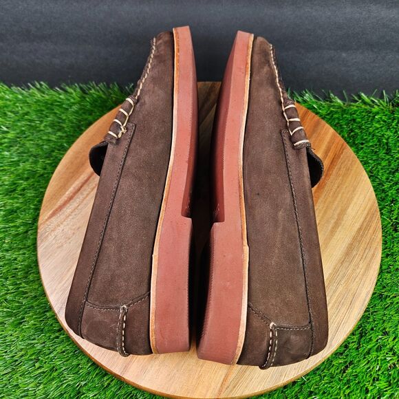 G.H. Bass Weejuns Shoes Mens 10.5 D Brown Leather Waldo Penny Loafer Slip On main image 13